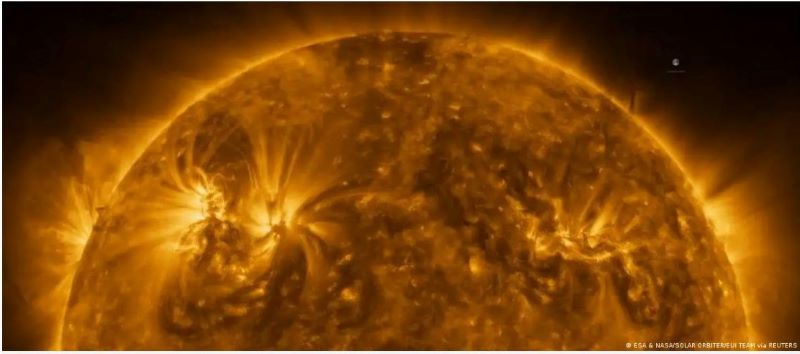 Imagen del Sol capturada por el Solar Orbiter.