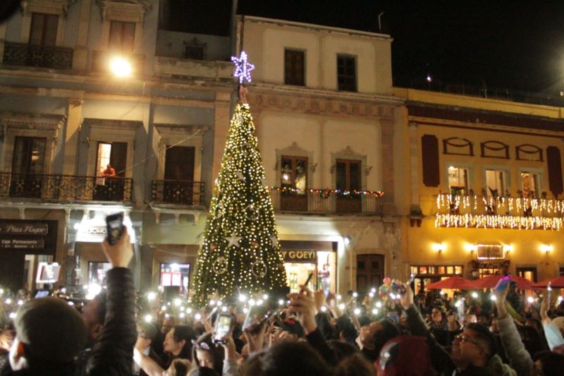 Adornos navideños Guanajuato capital