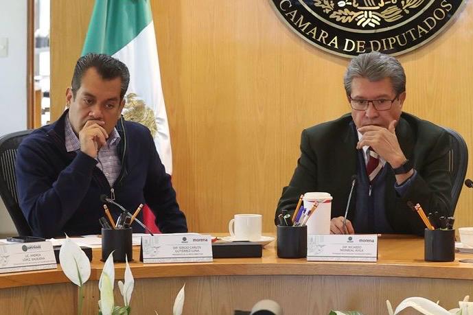 Diputados Ricardo Monreal Ávila y Sergio Gutiérrez Luna