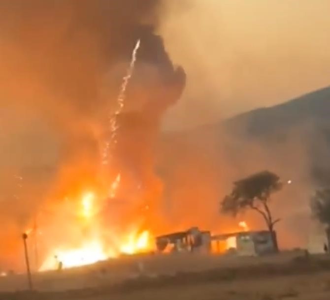 Explosión de pirotecnia en Valle de Santiago