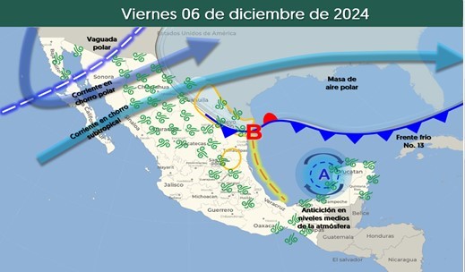 Mapa del tiempo 6XII24