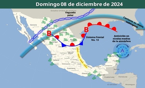 Mapa del tiempo 8XII24