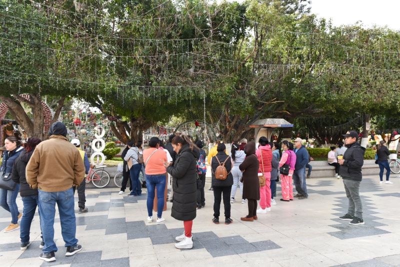 Comerciantes dia de reyes en Villagrán