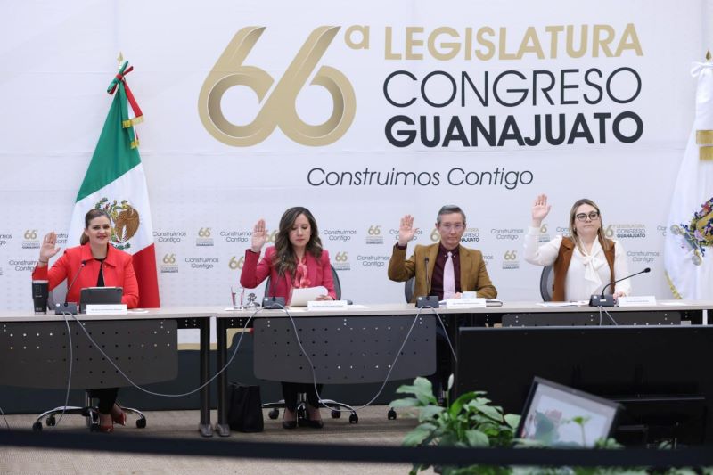 Comisión permanente de la 66 legislatura de Guanajuato