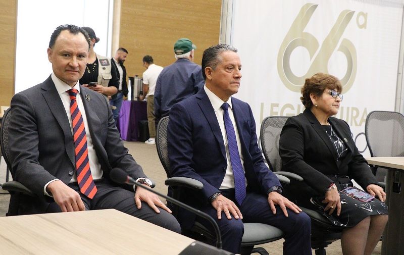 Israel Aguado Silva, Gerardo Vázquez Alatriste y Zucé Anastasia Hernández Martínez, aspirantes la Fiscalía General de Guanajuato