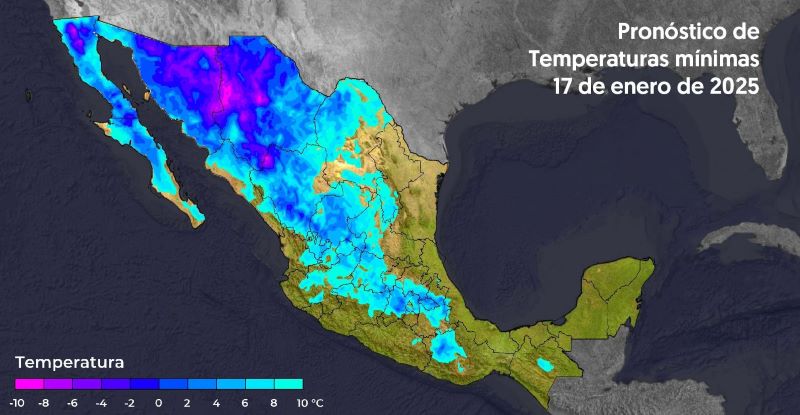 Mapa del estado del tiempo 17I25