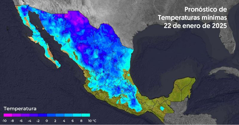 Mapa del estado del tiempo 22I25