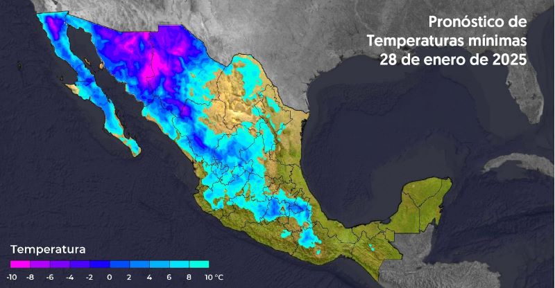 Mapa del estado del tiempo 28I25