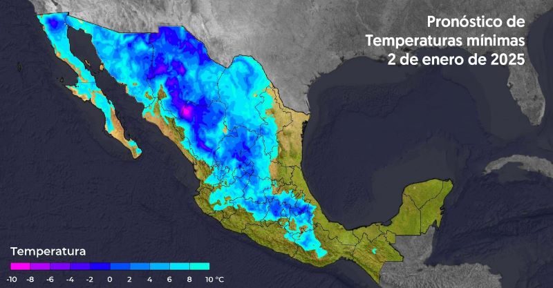 Mapa del estado del tiempo 2I25