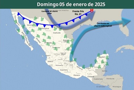 Mapa del estado del tiempo 5I25