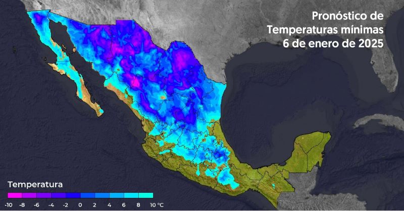 Mapa del estado del tiempo 6I25