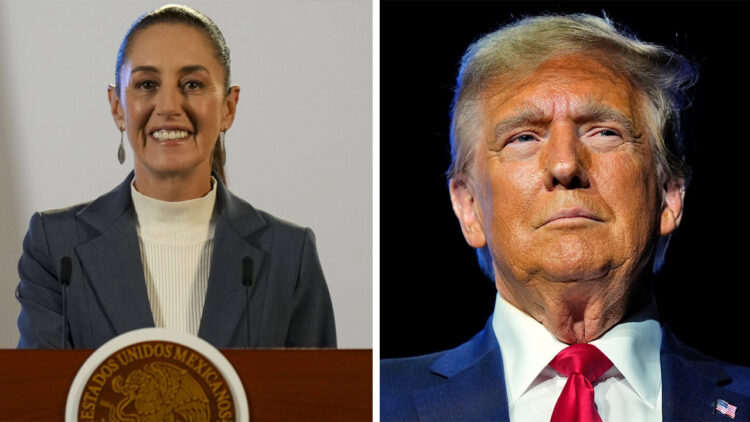 Claudia y Trump