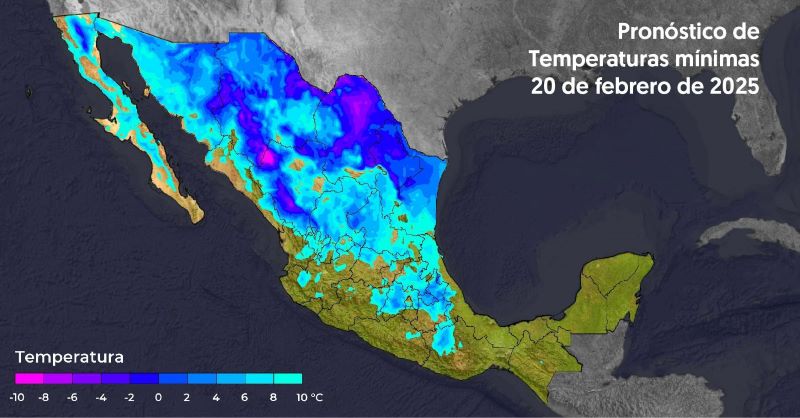 Mapa del estado del tiempo 20II25