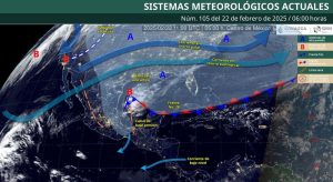 Mapa del estado del tiempo 22II25