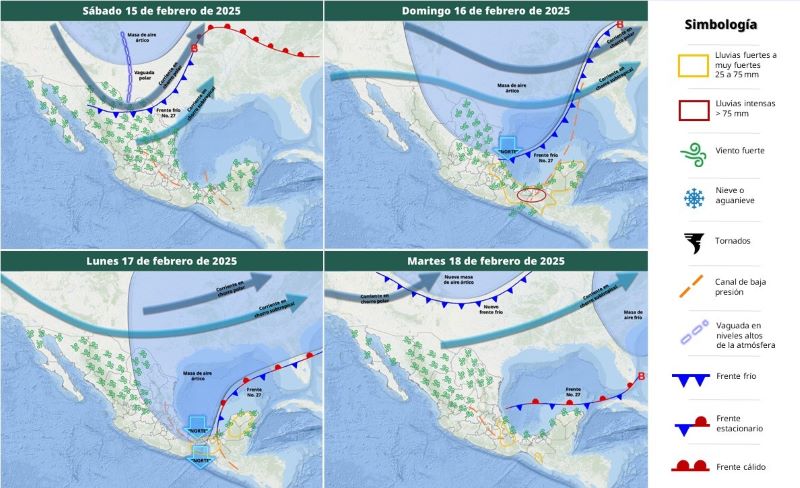 Mapa del estado del tiempo15II25