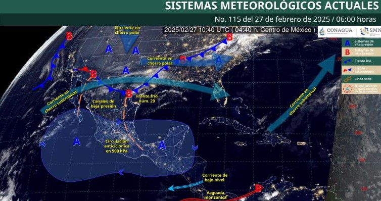 Mapa del tiempo