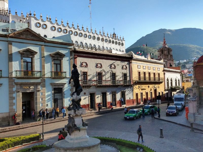 Plaza de la Paz, Guanajuato capital.