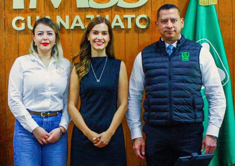 Reunión IMSS alcaldesa de Jerécuaro