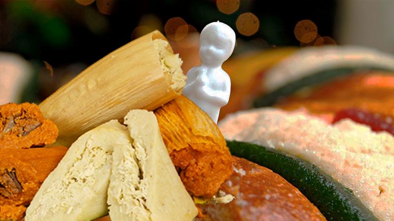 Tamales y niño