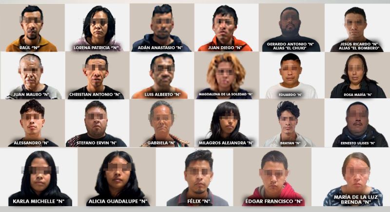 Banda de extorsionadores