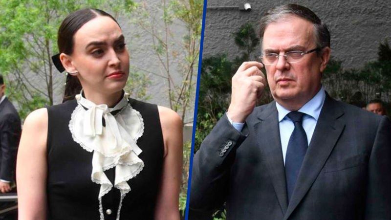 Altagracia Gómez y Marcelo Ebrard