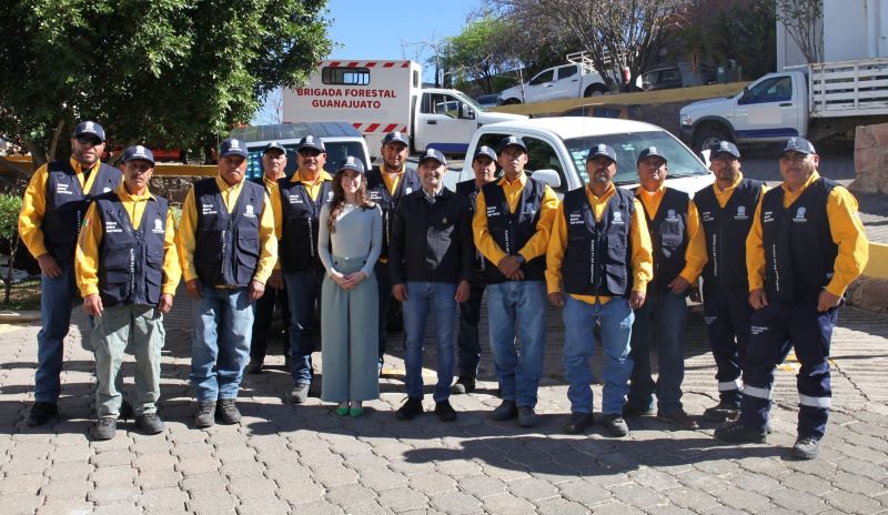 Brigadistas combatientes de incendios forestales