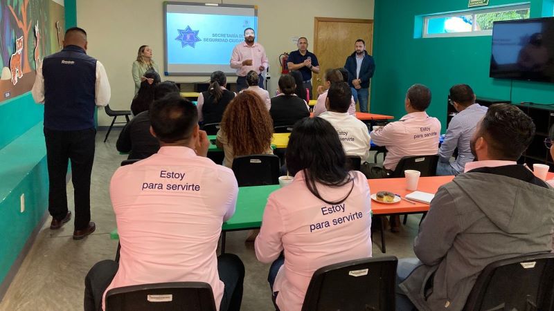 Capacitación contra extorsión Simapag