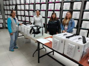 Entrega de material