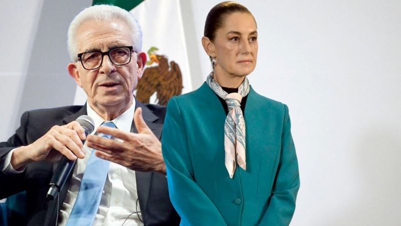 Ernesto Zedillo y Claudia Sheimbaum