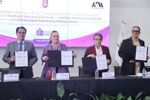 Firma de convenio INE IPN UAM