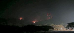 Incendio cerro El Culiacán