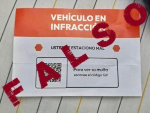 Infracción falsa Celaya