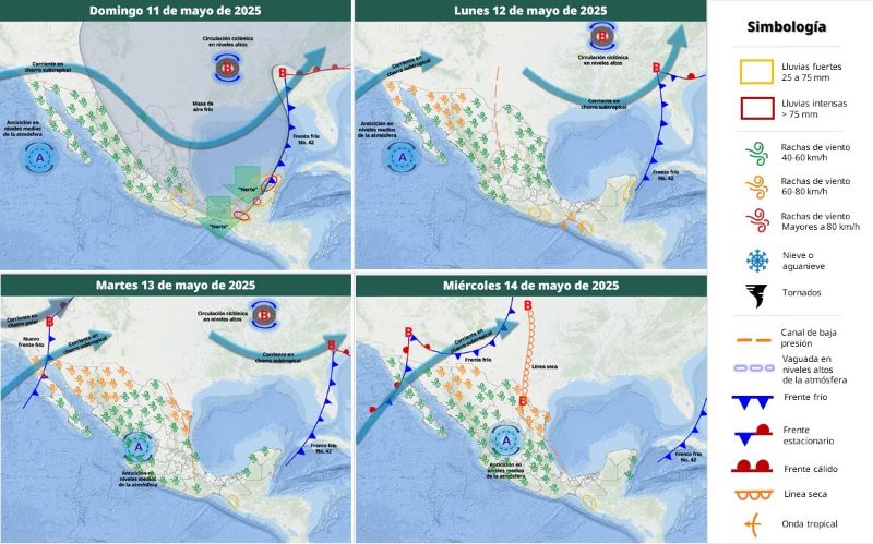 Mapa del tiempo 11V25