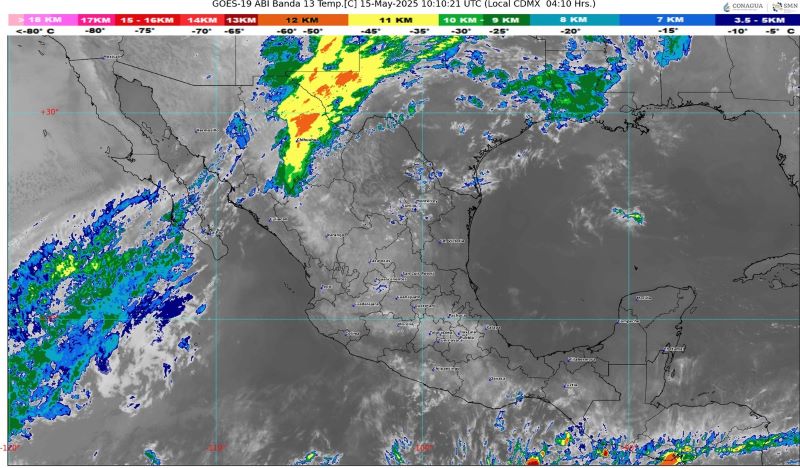 Mapa del tiempo 15V25