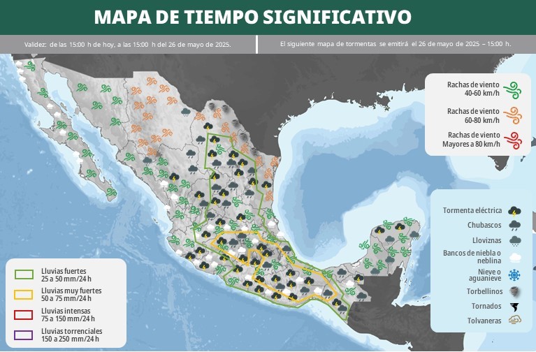 Mapa del tiempo 26V25
