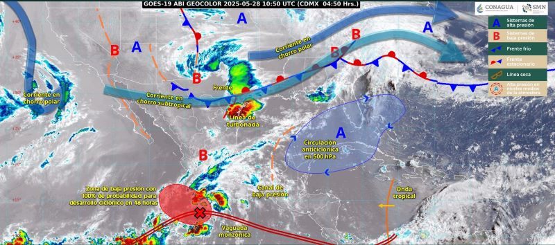 Mapa del tiempo 28V25