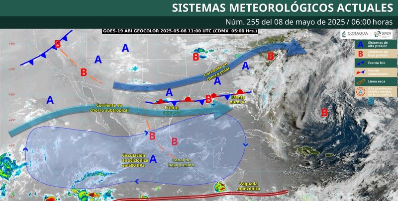 Mapa del tiempo 8V25