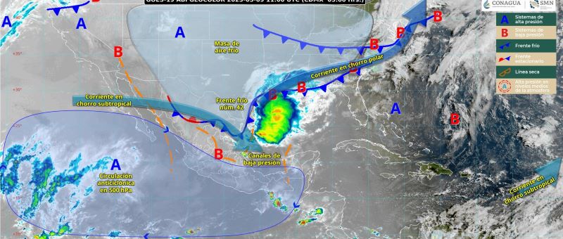 Mapa del tiempo 9V25