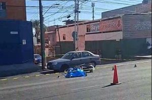 Motociclista muerto