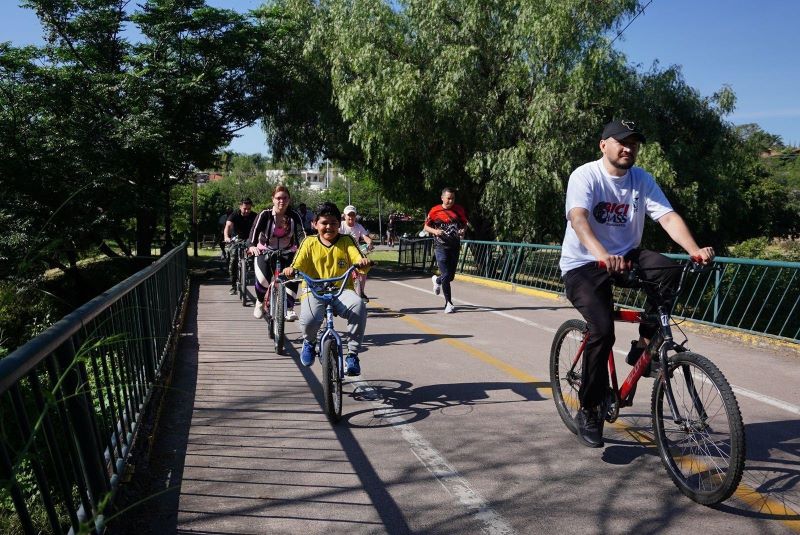 Paseo en bicicleta IMSS
