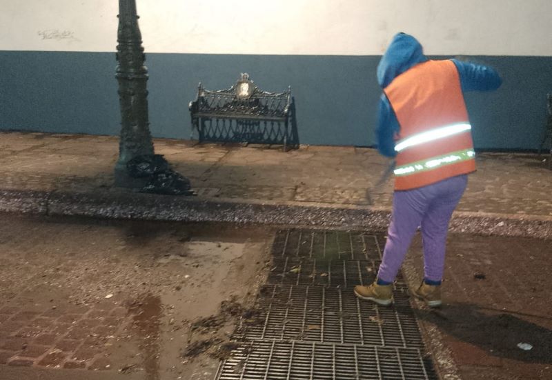 Basura en alcantarillas