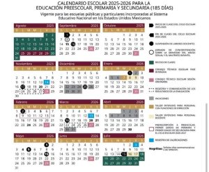 Calendario escolar 2025-2026