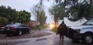 Camino que conduce a la presa de Cuchicuato.