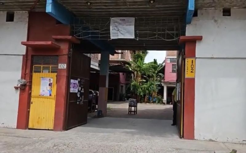 Casilla instalada en Héroes de Nacozari de la colonia Obrera, en Salamanca.