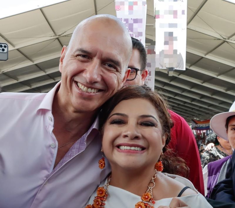 Clara Brugada y Guerrero Chiprés