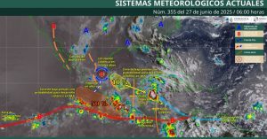 Mapa del estado del tiempo 27VI25