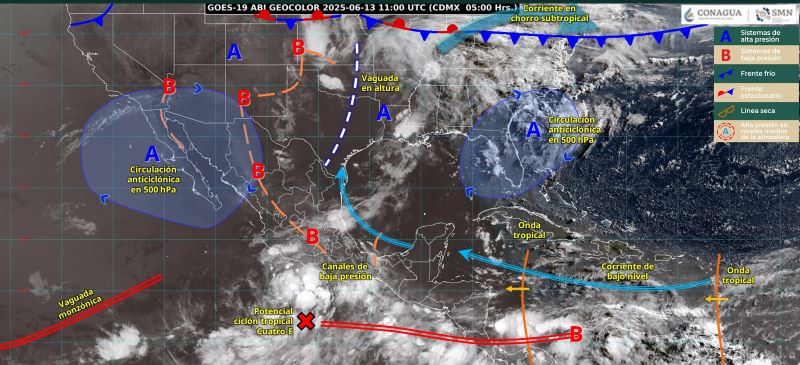 Mapa del tiempo 13VI25