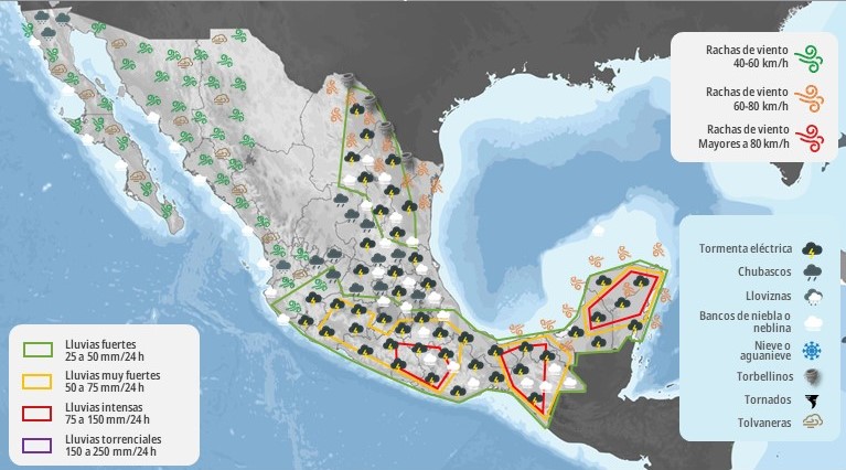 Mapa del tiempo 4VI25