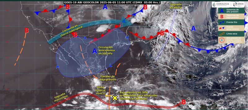 Mapa del tiempo 5VI25