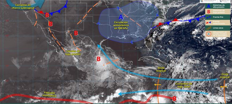 Mapa meteorológico 21VI25